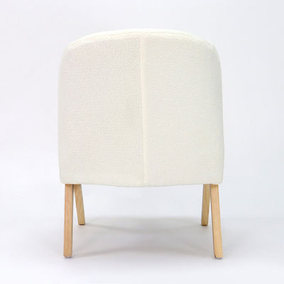 Living Room Design W58*D68*H78CM Nordic Lounge Leisure Wood Sofa Chair for OEM Service Accepted