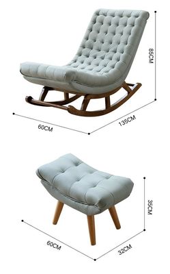 Upgrade Your Living Room with this Stylish Nordic Lounge Leisure Chair W60*D135*H85CM