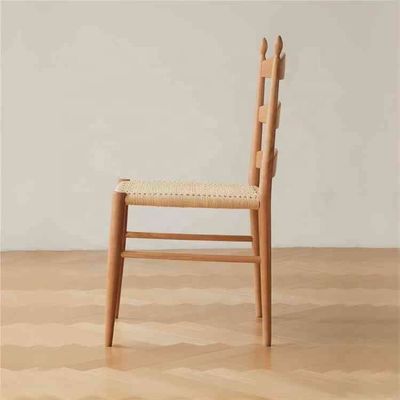 Nordic Modern Wood Chair for Restaurant Business Solid Wood Dining Chair