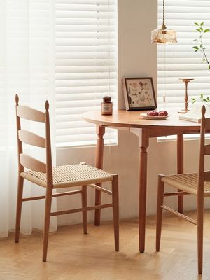 Nordic Modern Wood Chair for Restaurant Business Solid Wood Dining Chair