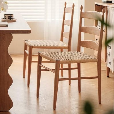 Nordic Modern Wood Chair for Restaurant Business Solid Wood Dining Chair