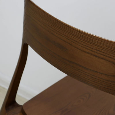 Nordic Stackable Wood Dining Chair for Hotel Restaurant General Home Furniture Mail Packing N