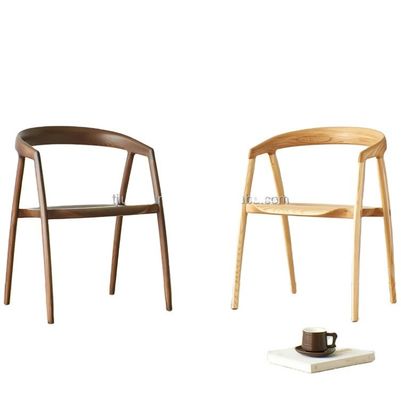 Home Furniture Luxury Modern Dining Chair with Solid Wood Frame and Single Seater Design