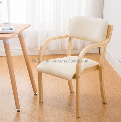 Solid Wood Stackable Chair for Modern Dining Room in Multiple Colors Hotel Restaurant Banquet Home