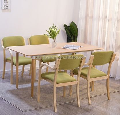 Solid Wood Stackable Chair for Modern Dining Room in Multiple Colors Hotel Restaurant Banquet Home