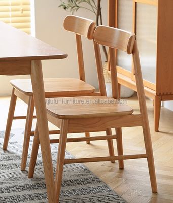 Solid Wood Dining Chair with Modern Design Style for Dining Room Furniture in Cafe Restaurant at and Nordic Simple Design