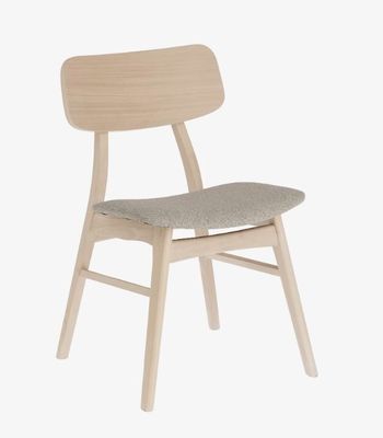 Customize Restaurant Hotel Upholstery Wooden Dining Chair in Sturdy Solid Wood Material and Modern Design