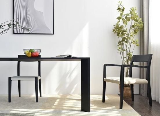 Home Furniture Italian Style Design Modern Solid Wood Fabric Upholstery Dining Room Restaurant Chair for Kitchen 2023
