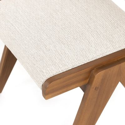 Modern Fabric Wood Upholstered Solid Wood Dining Chair For Restaurant Hotel General Home Furniture
