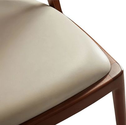 Ashwood Frame Nordic Design Modern Solid Wood PU Leather Rattan Dining Room Restaurant Chair 2023 for Cafes and Restaurants