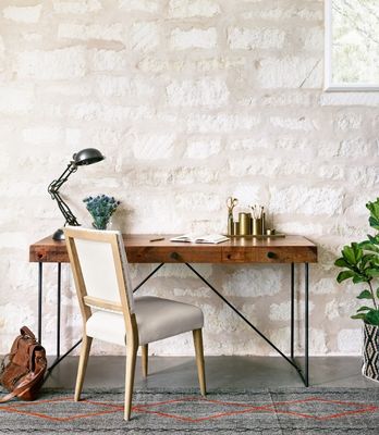 Restaurant Hotel Solid Wood Dining Chair with Nitrolacquer Finish and Modern Fabric Upholstery