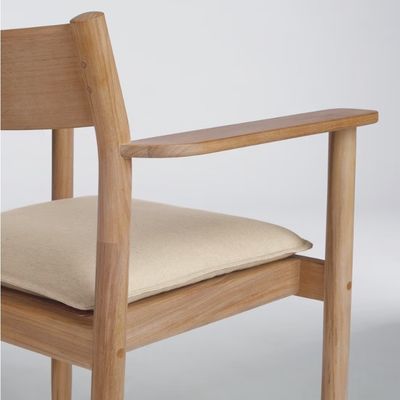 Fabric Wood Upholstered Chair for Wine Cellar and Elegant Dining Experience
