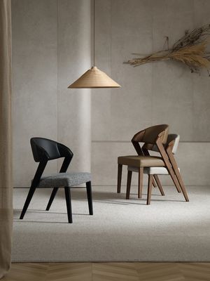 Dining Room Furniture Italian Luxury Modern Design Wood Cafe Chair Stacked Chairs for Sophisticated Dining