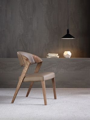 Dining Room Furniture Italian Luxury Modern Design Wood Cafe Chair Stacked Chairs for Sophisticated Dining