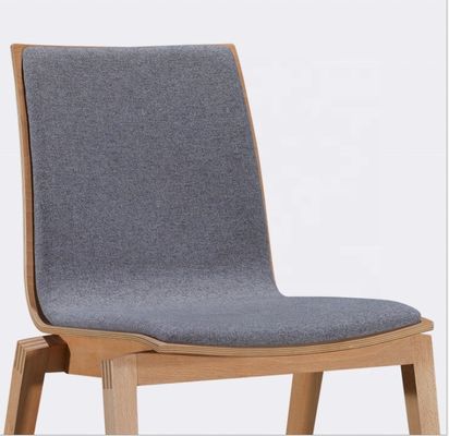 High Back Modern Comfortable Fabric Velvet Nordic Dining Chairs for Wooden Restaurant Hotel Cafe Furniture Chair