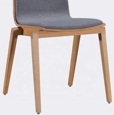 High Back Modern Comfortable Fabric Velvet Nordic Dining Chairs for Wooden Restaurant Hotel Cafe Furniture Chair