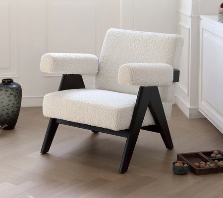LL-C26 Wood Upholstery Leisure Chair for  Living Room W69*D72*H74 cm
