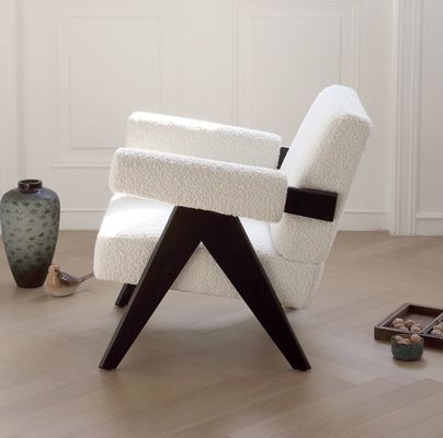 LL-C26 Wood Upholstery Leisure Chair for  Living Room W69*D72*H74 cm