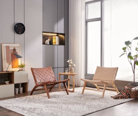 Solid Wood Woven Cord Single Sofa Chair Blend of Style and Function for Living Room Furniture
