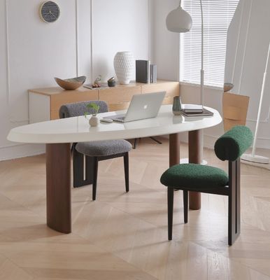 Modern Living Furniture Design Fabric Dining Room Restaurant Chair with Solid Wood Style