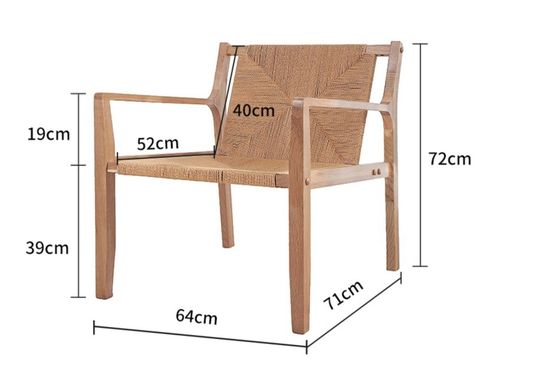 Home Furniture Oak Solid Wood Frame Nitrolacquer Finish Detachable Chair Seat Dining Chair for Modern Design Living Room