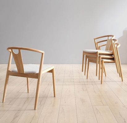Mail Packing N Dining Room Furniture Modern Solid Wood PU Leather/Fabric Stacked Chair for in Restaurant and Living Room