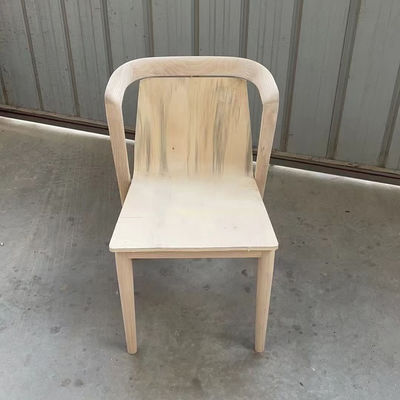 White/Brown Nordic Design Modern Sample Restaurant Chairs Solid Wood PU Leather Dining Room Chair