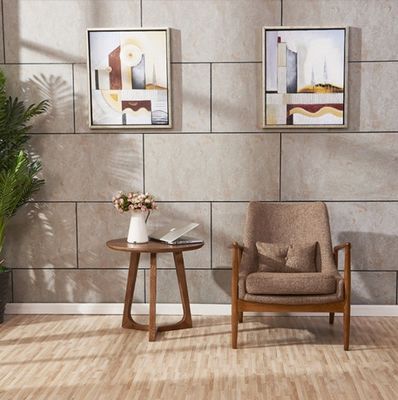 Design Modern Leisure Solid Wood Fabric Dining Room Restaurant Sofa Chair Living Room Furniture With Armrest for Leisure