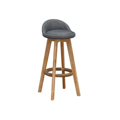 Detachable Ash Frame Luxury Bars Chairs Style Fabric/PU Leather Modern Wood Chair Bar Stool for Commercial Furniture