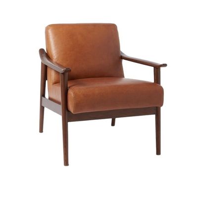 Living Room Fabric/PU Leather Leisure Chair with Modern Design Style Personalization