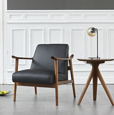 Living Room Fabric/PU Leather Leisure Chair with Modern Design Style Personalization