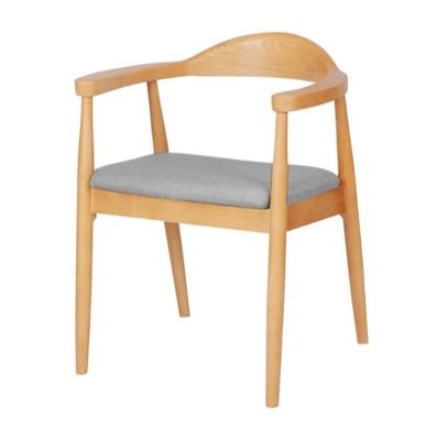 Customized Color Modern Nordic Solid Wood Dining Chair Ashwood Frame Leather Seat Wooden Chair Living Room Furniture