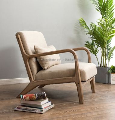Customized Color Single Velvet/Cotton And Linen/PU Leather Furniture Living Room Chair for Modern and Stylish Interiors