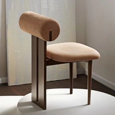 Velvet/Lamb Wool Cover Material Soft Seat Dining Room Chair for Home Furniture Living Room and Hotel Modern Sample Design