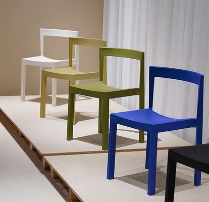 Dining Room Furniture Sturdy Wood Dining Chair for Living Room European Modern Stacked Restaurant Bar