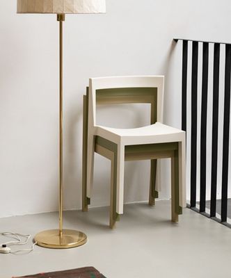 Dining Room Furniture Sturdy Wood Dining Chair for Living Room European Modern Stacked Restaurant Bar