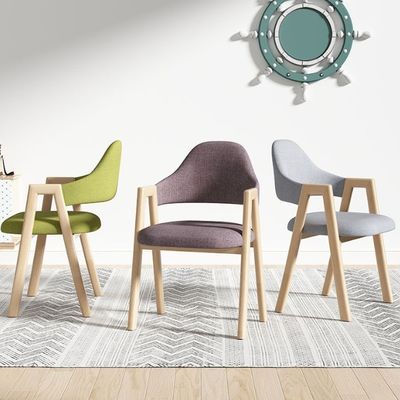 PU Leather/Fabric Cover Wooden Dining Chair for Hotel Coffee Living Room Furniture in Modern Design
