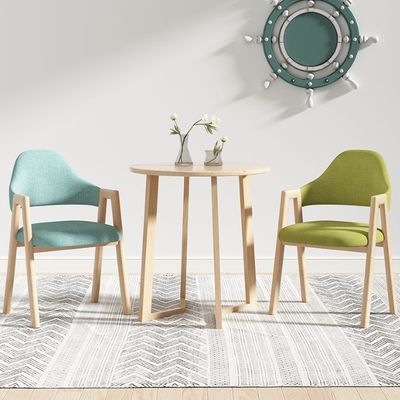 PU Leather/Fabric Cover Wooden Dining Chair for Hotel Coffee Living Room Furniture in Modern Design