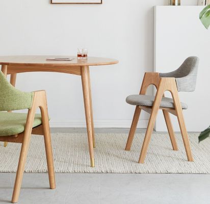 Modern Design Wooden Frame Nordic Home Furniture Kitchen Upholstered Dinning Room Chair Fabric for Hotel Restaurant