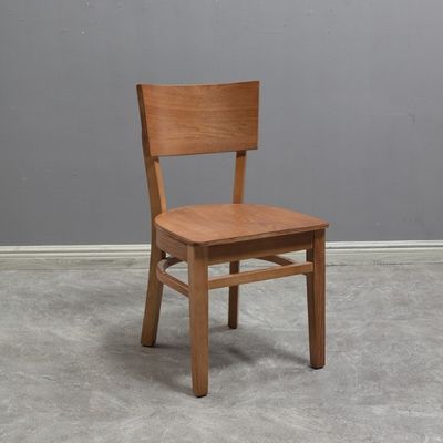 Full Solid Wood Chair in Nordic Modern Style for Restaurant Dining and Family Leisure
