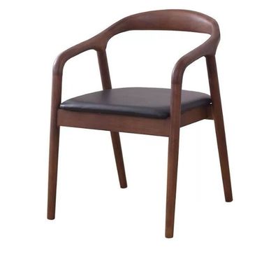 Modern Pu Leather Wooden Chair Chairs For Hotel Living Room Furniture Dinning Room Chairs Solid Wood Specific Dining Chair