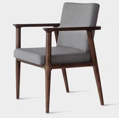 Home Living Room Furniture Modern Luxury Dining Chair with Canvas Cover and Solid Wood Frame