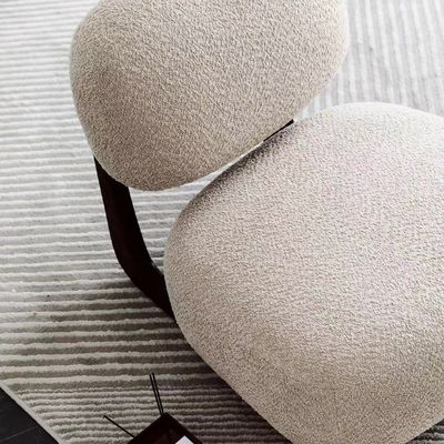 Solid Wood Leisure Lounge Fabric Living Room Furniture Sofa Nordic Chair 50pcs Modern Wooden Sofa Chair Upholstered Chair