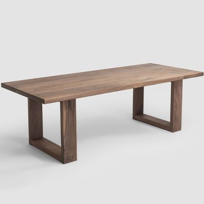 Japanese Luxury Seat Dining Room Furniture Table Rectangular Solid Wood Dining Table Set without Folded Villa for Villa