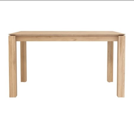Home Furniture Solid Wood Dining Table in Natural Color for Modern Dining Room