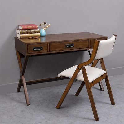 NC/PU Paint Finish Wooden Legs Fabric Upholstered Dining Foldable Chair for Restaurant Suppliers in Bulk