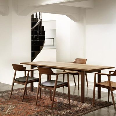 Vietnam Home Furniture Customer Designs Modern Solid Wood Dining Table Set with Sturdy Coffee Tables and Modern Design