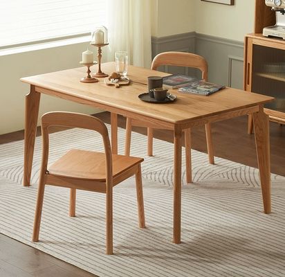 Nordic Style Wood Dining Table and Dinning Chair Set for Modern Home Furniture