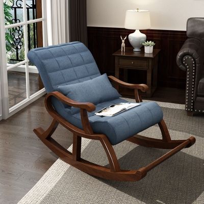 Mail Packing Modern Solid Wood Armchair Fabric Living Room Lounge Chair for Home Furniture