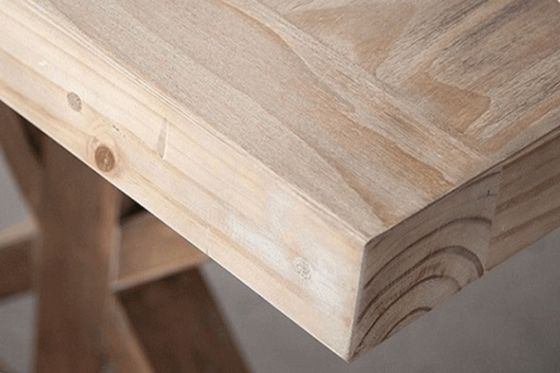General Home Furniture Modern Natural Wooden Dining Table and Solid Wood Dining Chair for Customized Restaurant Tables